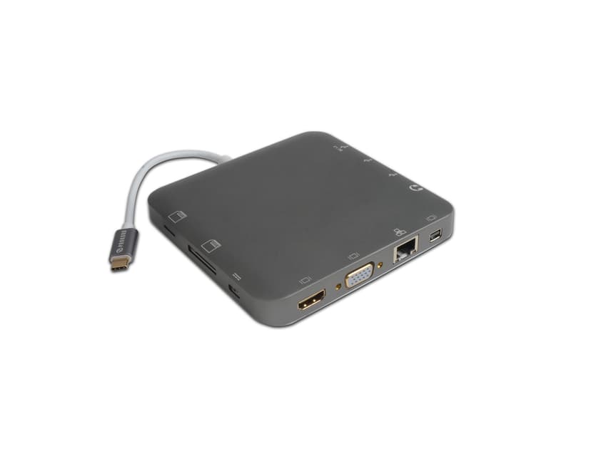 Prokord USB-C Dockingsstation Black USB 3.2 Gen 1 (3.1 Gen 1) Type-C