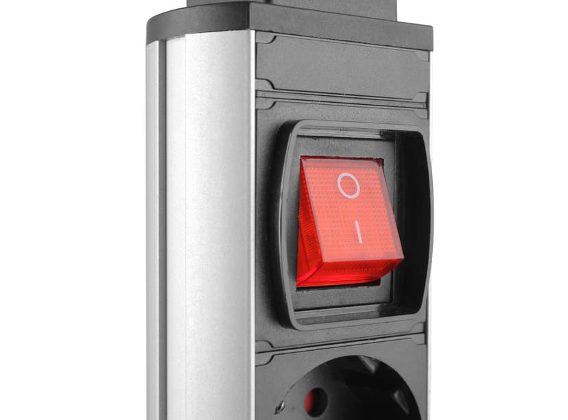 Prokord Popup Konferanse Cee 7/4/USB/Svart - On/Off