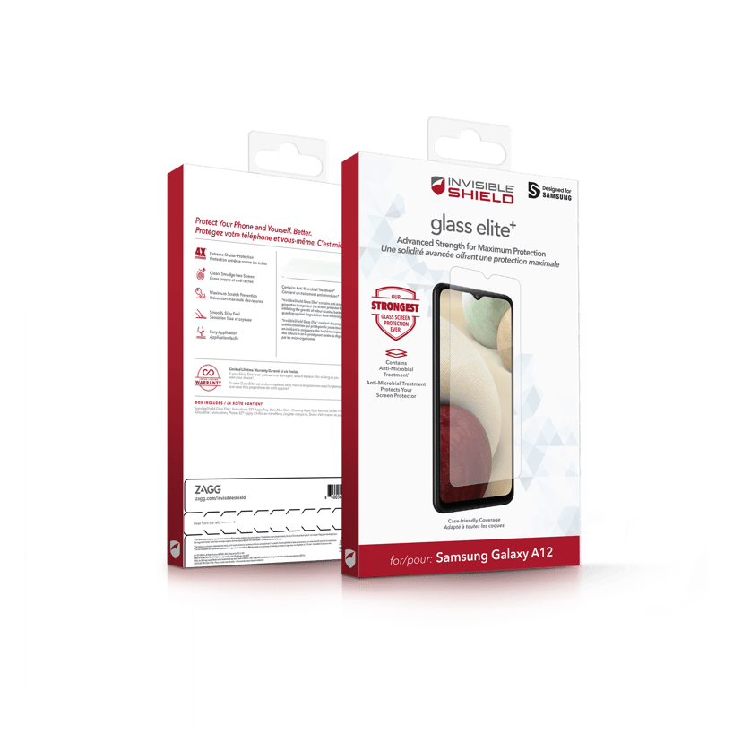 Zagg Glass Elite+ Samsung Galaxy A12