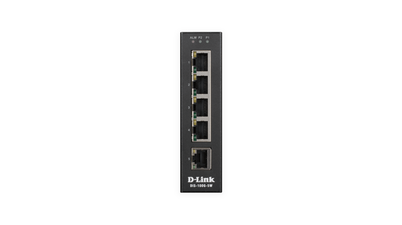 D-Link DIS-100G-5W 5-Port Industrial Switch