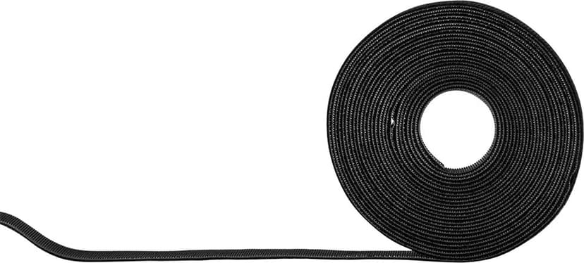 Prokord Dobbeltsidig borrelåsbånd 15 mm x 5 m