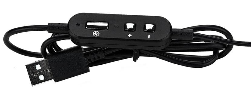 Voxicon Headset HM755U with USB-A USB Type-A Marinblå, Svart
