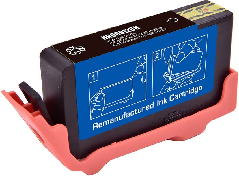 Gilford Blekk svart 912 300 Pages - Renew - OfficeJet Pro 8022/8024/8025
