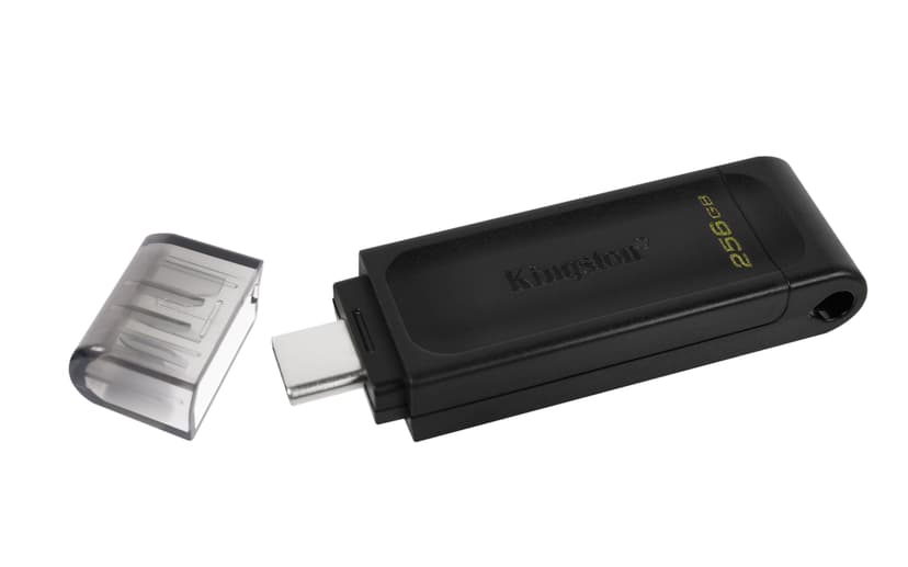 Kingston DataTraveler 70 256GB USB Type-C Sort