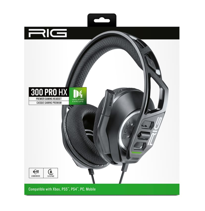 RIG 300 Pro HX - Xbox Musta