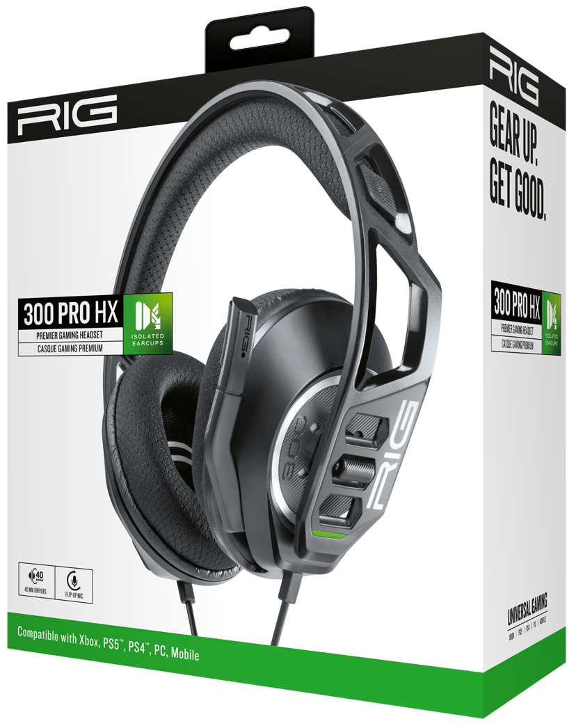 RIG 300 Pro HX - Xbox Musta
