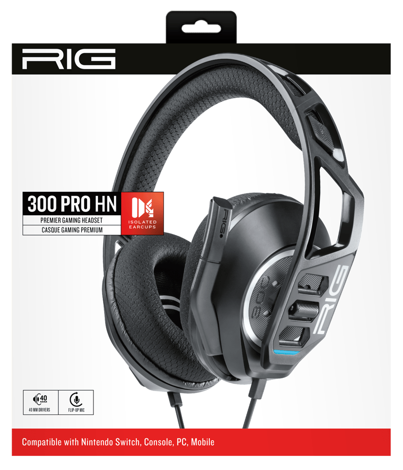 RIG 300 Pro HN - Switch Stereo Svart