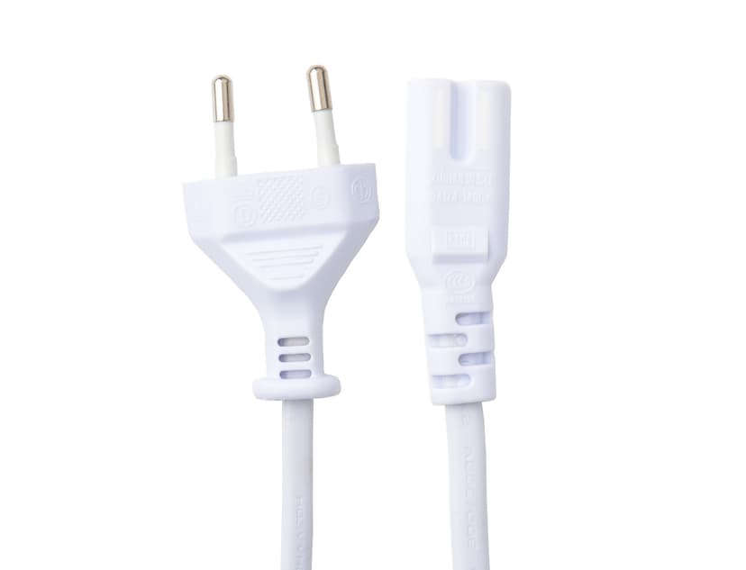 Prokord DPC-C73W strømkabel Hvit 3 m CEE7/16 IEC C7 3m CEE7/16 C7 Hvit
