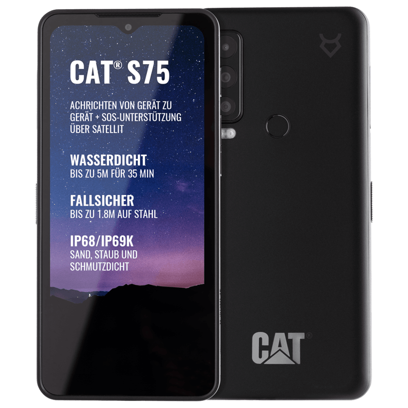 CAT S75 128GB Svart