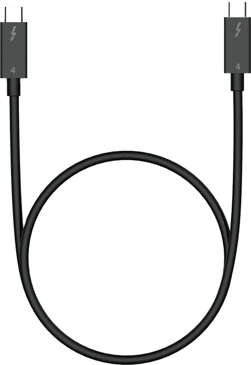 Prokord Thunderbolt 4 Certified 100W 2.0M Black 2m USB C USB C Zwart