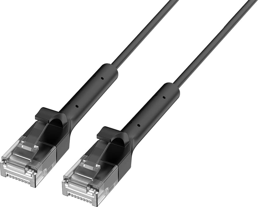 Prokord Ethernet Cat.6 Patch Cable Bendable Rj45 3M Bl RJ-45 Cat 6 3m Zwart