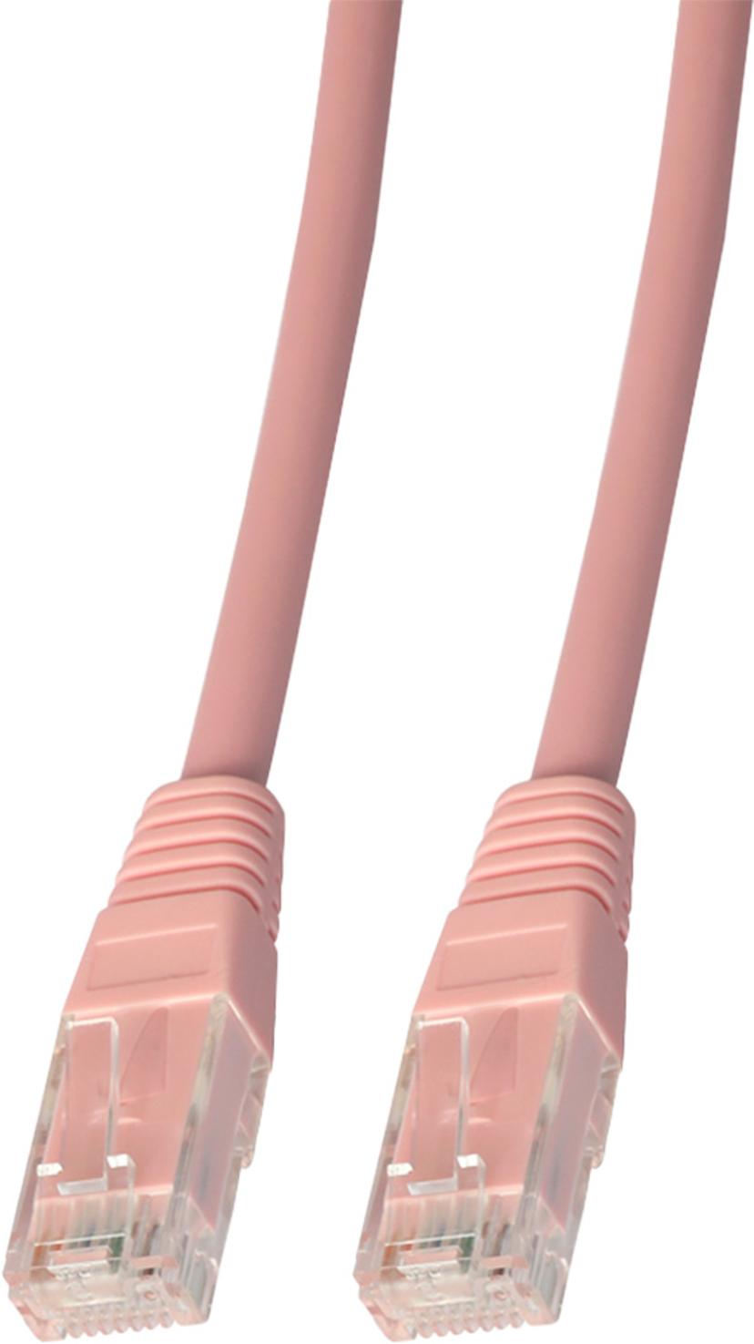 Prokord Tp-cable UTP Cat.6 Unshielded Lszh Rj45 3M Pink RJ-45 Cat 6 3m Vaaleanpunainen