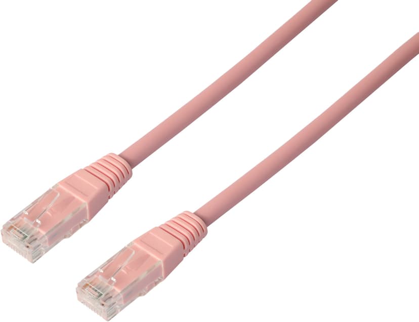 Prokord Tp-cable UTP Cat.6 Unshielded Lszh Rj45 3M Pink RJ-45 Cat 6 3m Vaaleanpunainen