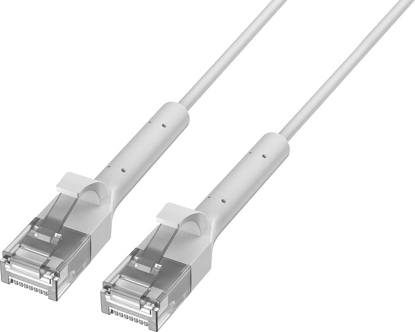 Prokord Nätverkskabel / Patchkabel LSZH Böjbara RJ-45 Cat 6 0.1m Vit