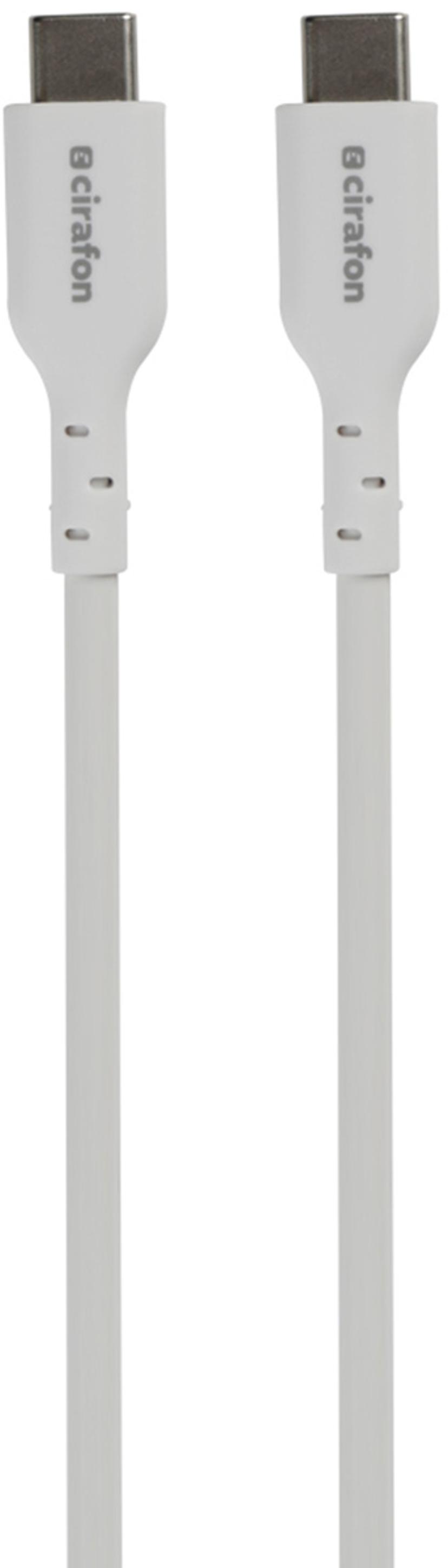 Cirafon Sync/Charge Cable 240W 1.3m Hvit
