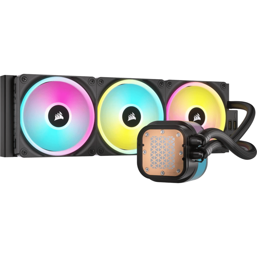 Corsair iCue Link H150i LCD AiO væskekjøler Svart