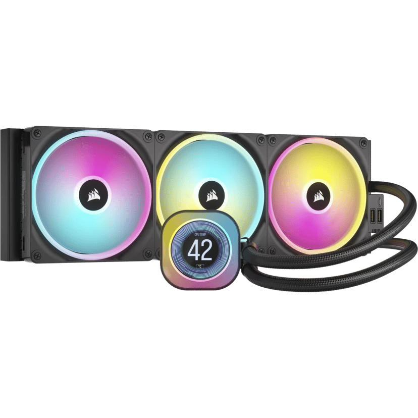 Corsair iCue Link H170i LCD AiO væskekøler Sort