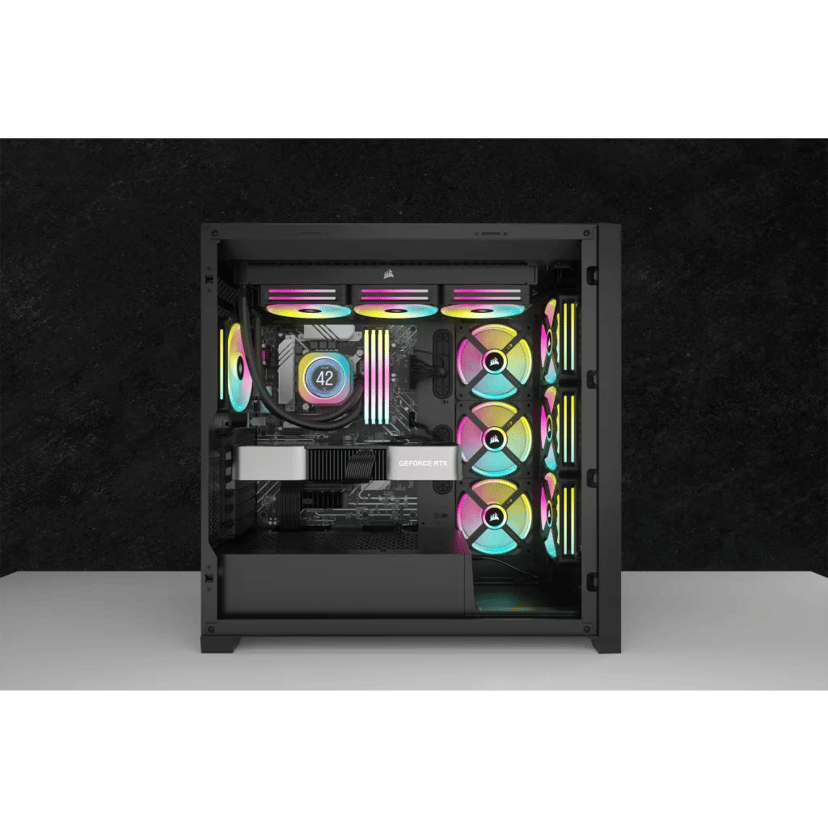 Corsair iCue Link H100i LCD AiO væskekøler Sort