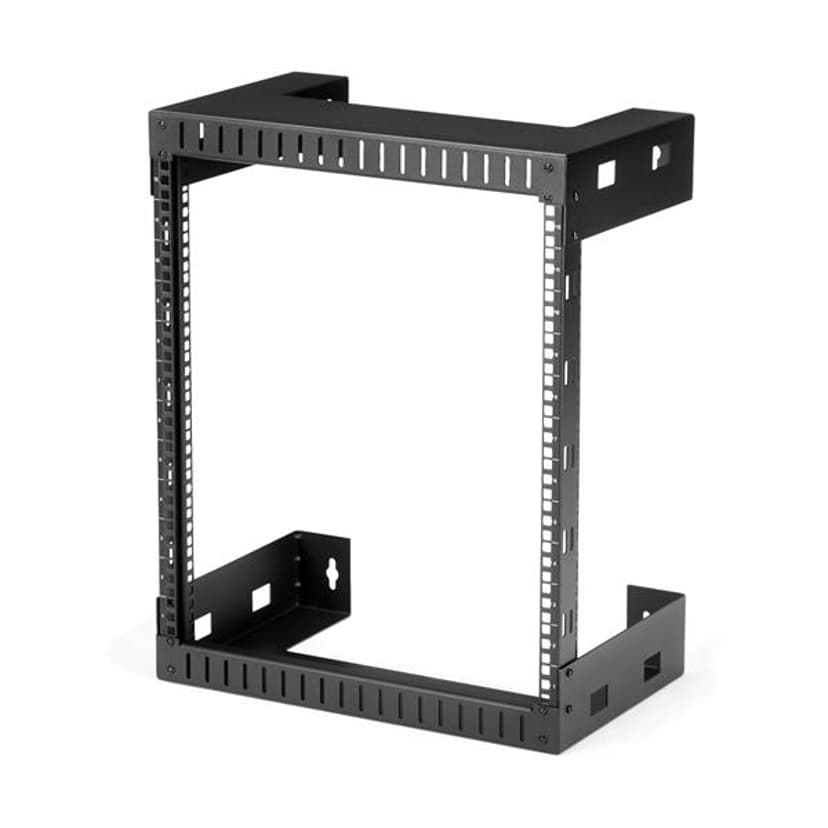 Startech StarTech.com RK12WALLO stativ 12U Vægmonteret stativ Sort