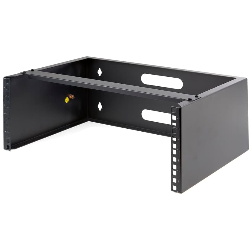 Startech StarTech.com WALLMOUNT4 hylle 4U Veggmonterbar hylle Sort