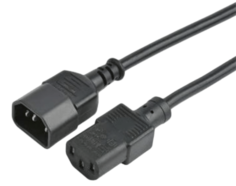 Prokord DPC-C14/C13-3BLSZH electriciteitssnoer Zwart 3 m IEC C14 IEC C13 3m IEC C14 IEC C13 Zwart
