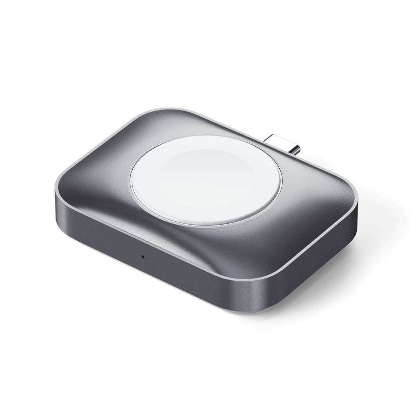 Satechi USB-C Apple Watch/AirPods Charge Silver, Vit