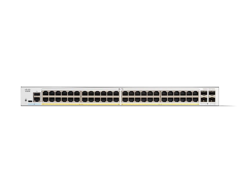 Cisco Catalyst C1300 Managed 48x1GbE 4xGbE SFP PoE 375W Switch