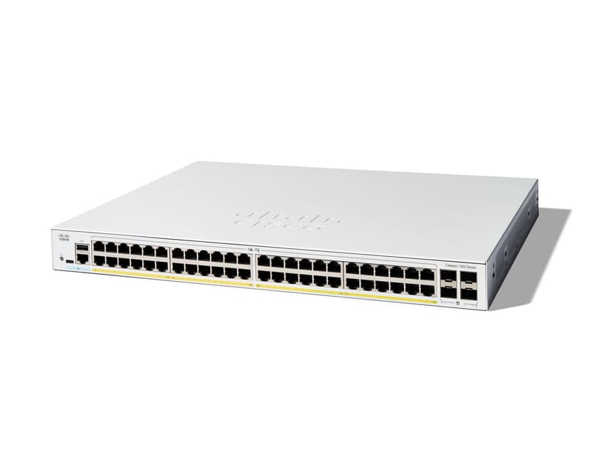 Cisco Catalyst C1300 Managed 48x1GbE 4xGbE SFP PoE 375W Switch