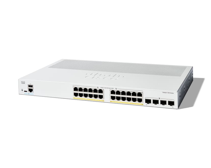 Cisco Catalyst C1200 Smart 24x1GbE 4x1GbE SFP PoE 195W Switch