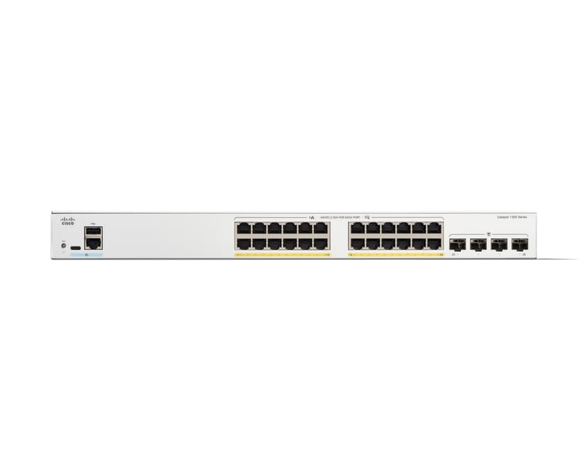 Cisco Catalyst C1300 Managed 24x1GbE 4xGbE SFP PoE 195W Switch