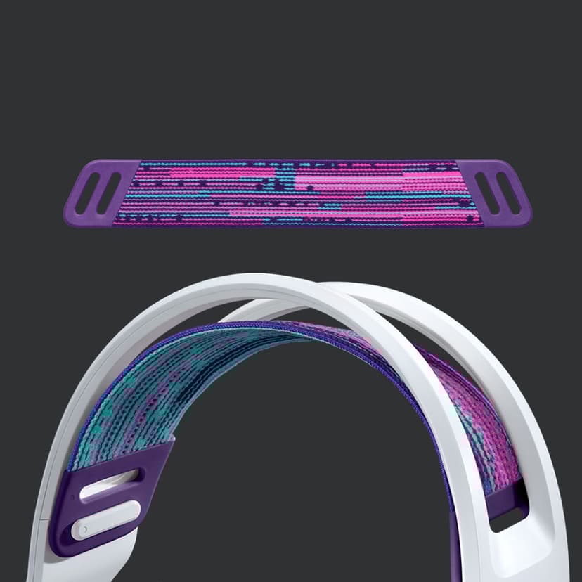 Logitech G733 Lightspeed Wireless RGB Gaming Headset Hvit