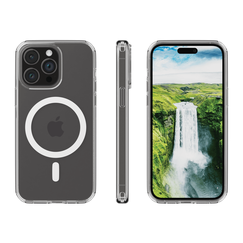 dbramante1928 Iceland Ultra D30 MagSafe iPhone 15 Pro Transparent, Vit