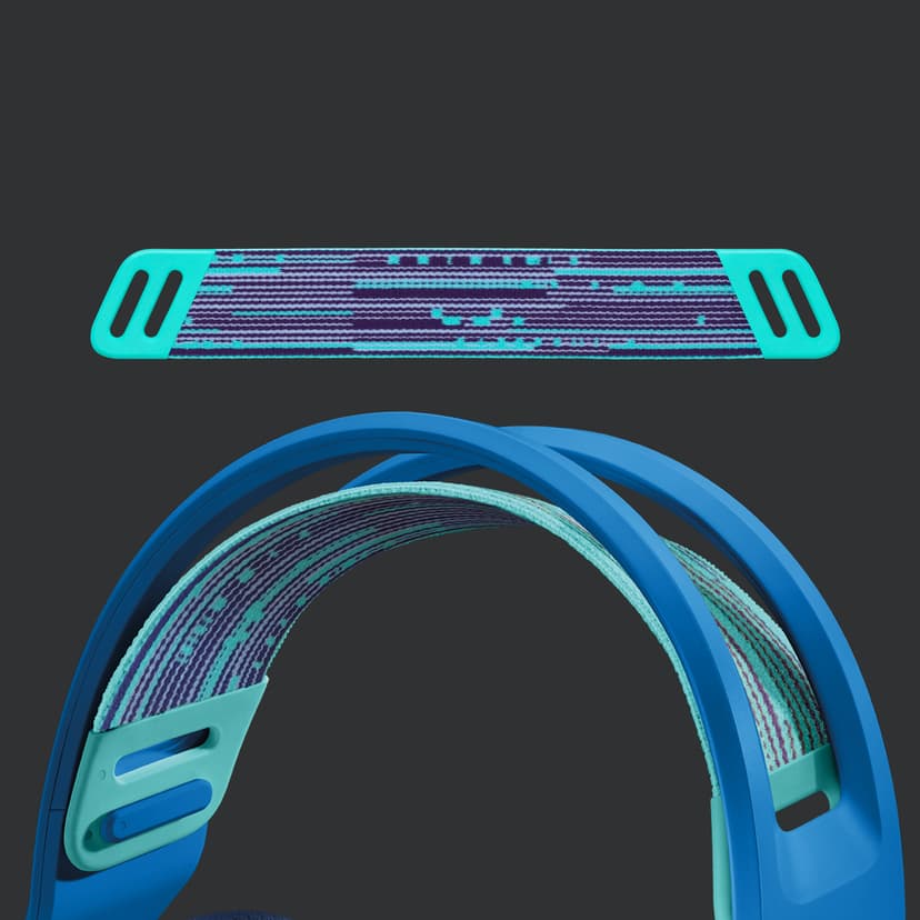Logitech G733 Lightspeed Wireless RGB Gaming Headset Blå