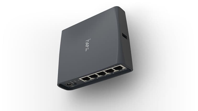 Mikrotik hAP ac lite tower Sort Strøm over Ethernet (PoE)