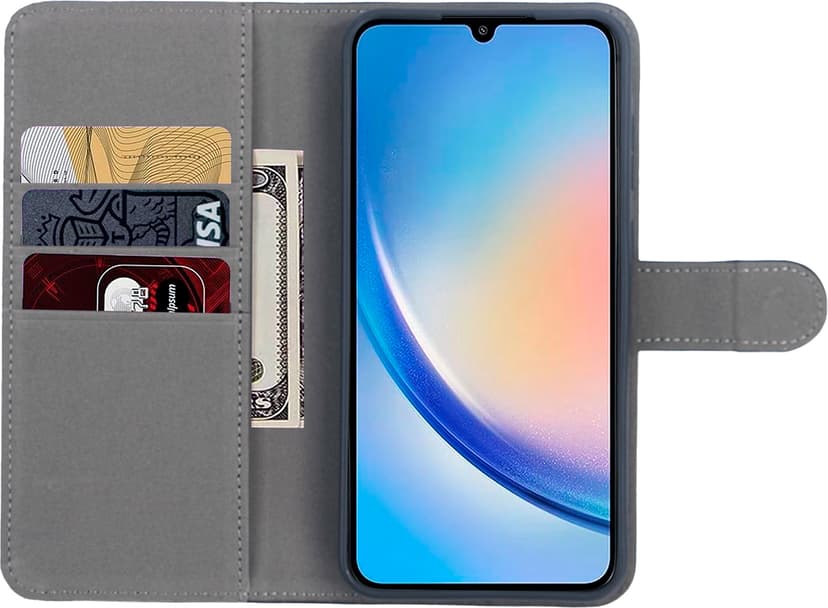 Cirafon PU Leather Wallet Samsung Galaxy A55 5G Sort