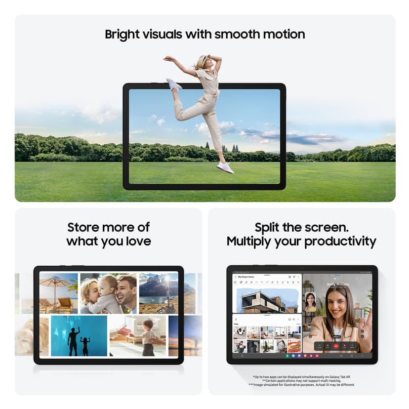Samsung Galaxy Tab A9+ 4GB 11" 64GB Silver