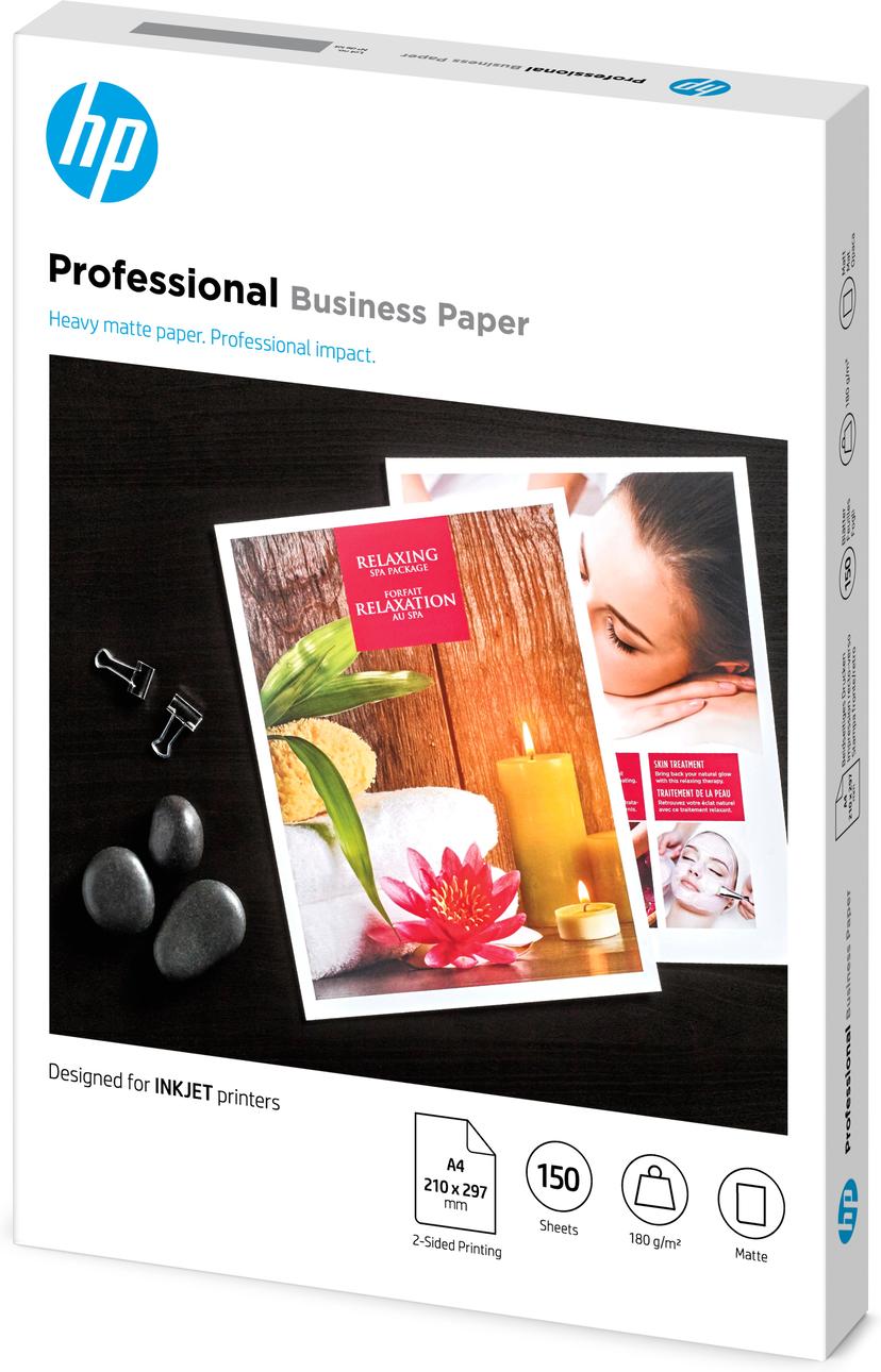 HP Papir Professional Mat A4 180 g 150 ark – InkJet/PageWide