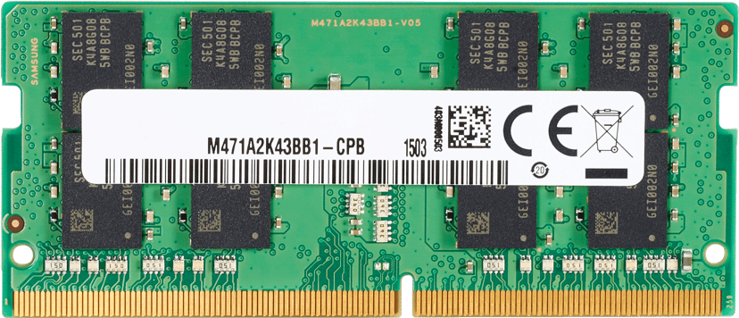 HP 13L75AA RAM-minnen 16 GB 1 x 16 GB DDR4 3200 MHz 16GB 3200MHz DDR4 260-pin SO-DIMM