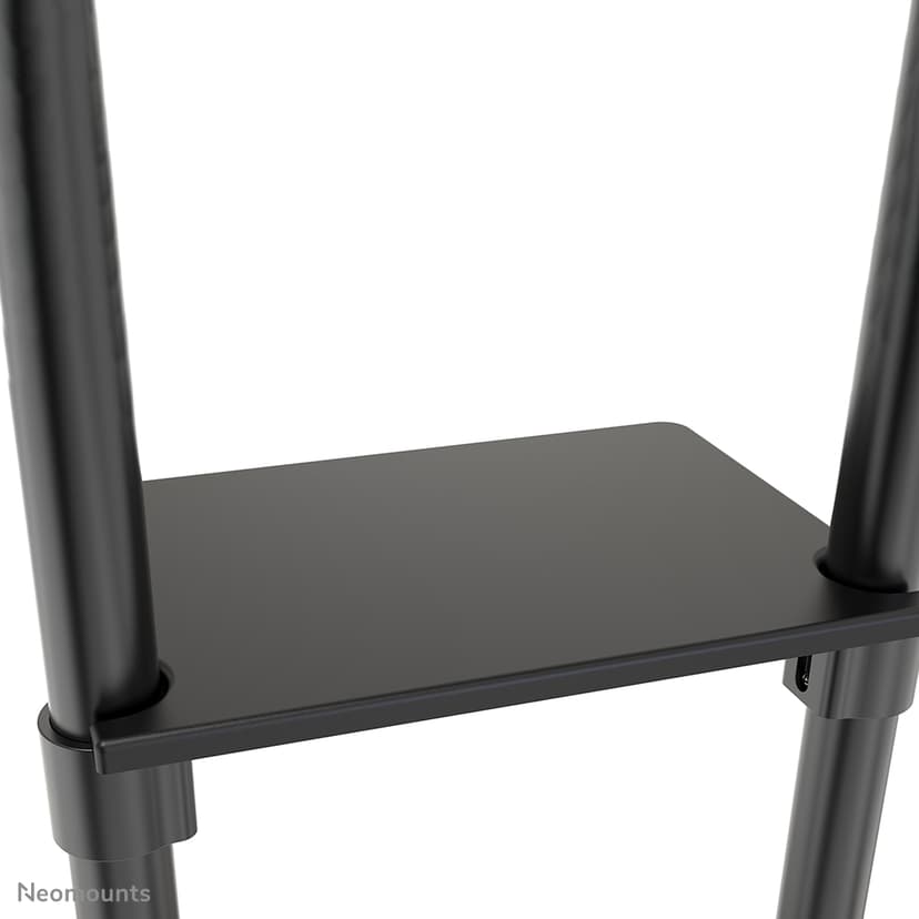 Neomounts NS-M1250BLACK - Mobiel Vloermeubel voor 37-70" flat screens - Incl. laptop plateau - Zwart