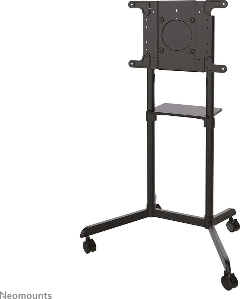 Neomounts NS-M1250BLACK - Mobiel Vloermeubel voor 37-70" flat screens - Incl. laptop plateau - Zwart