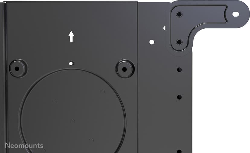 Neomounts NS-M1250BLACK - Mobiel Vloermeubel voor 37-70" flat screens - Incl. laptop plateau - Zwart