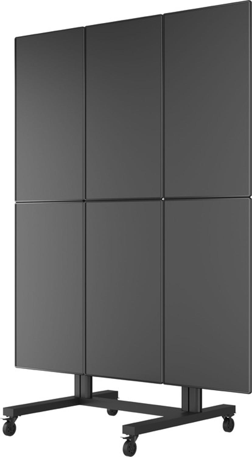 Multibrackets m Public Vid Wall Std Port 6-Scr 40-55'' Black