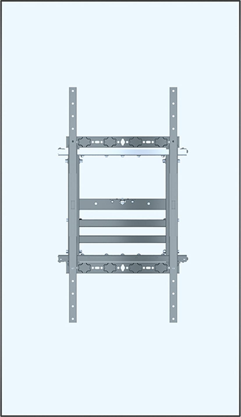 Multibrackets 1749 fäste för skyltningsskärm 2,41 m (95") Svart