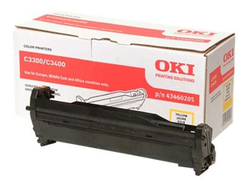 OKI Tromle Gul - C3300/3400