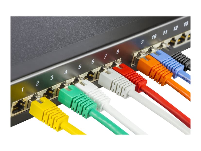 Deltaco Koblingskabel RJ-45 Cat6 2m Hvit