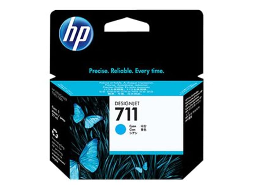 HP Blekk Cyan 711, 29ml - DJ T120