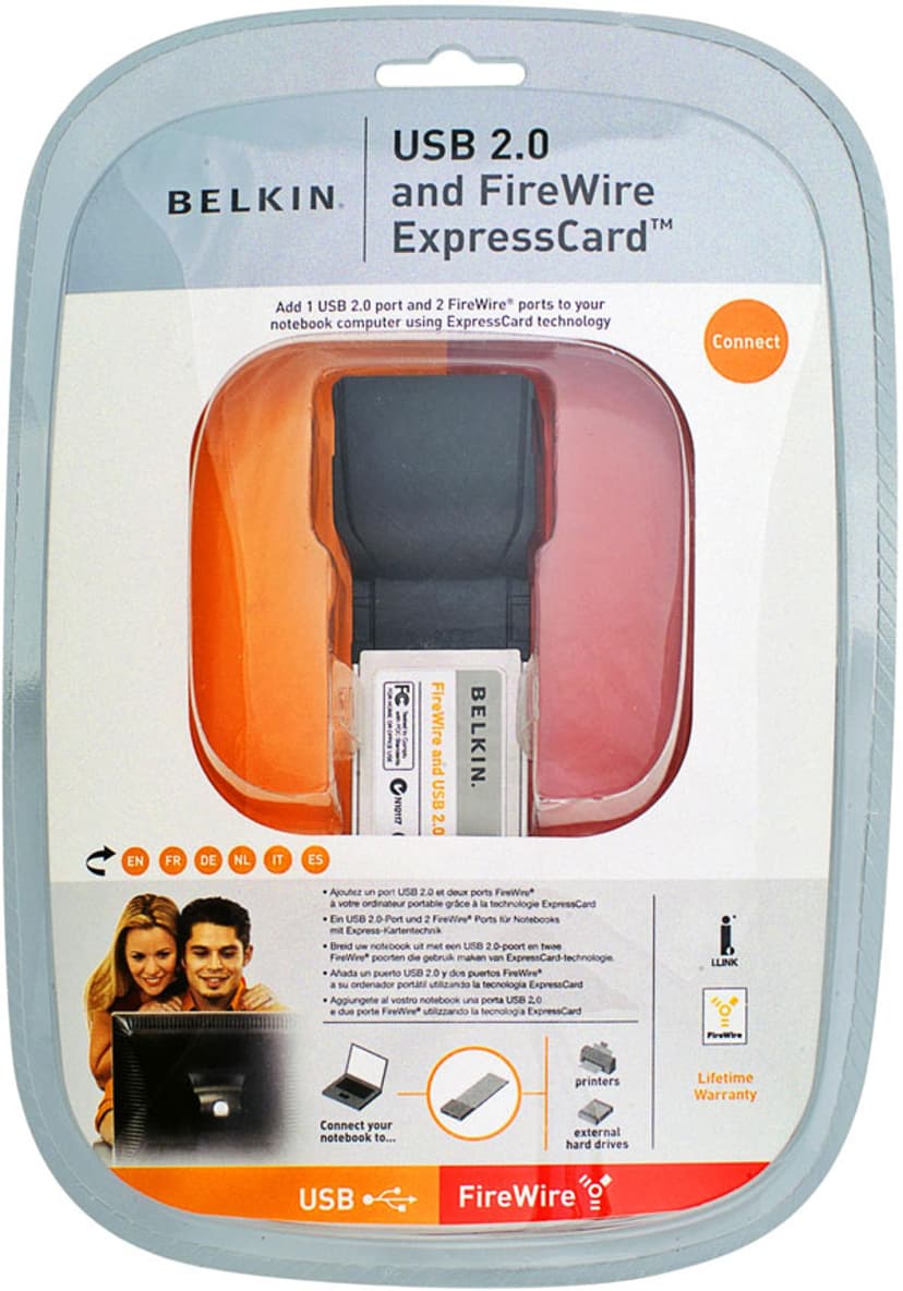 Belkin USB 2.0 and FireWire ExpressCard