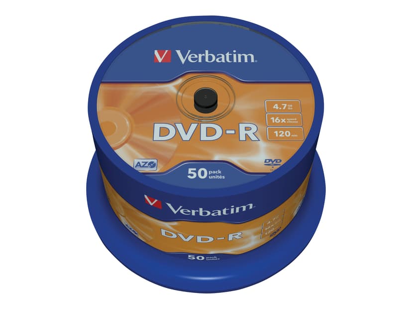 Verbatim 50 x DVD-R DVD-R 4.7GB 50pc(s)