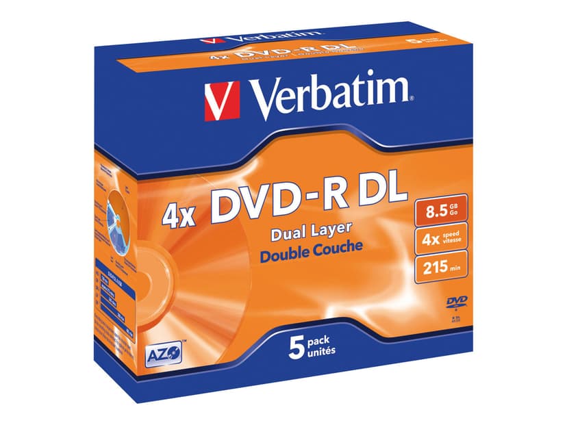 Verbatim DVD-R DL x 5