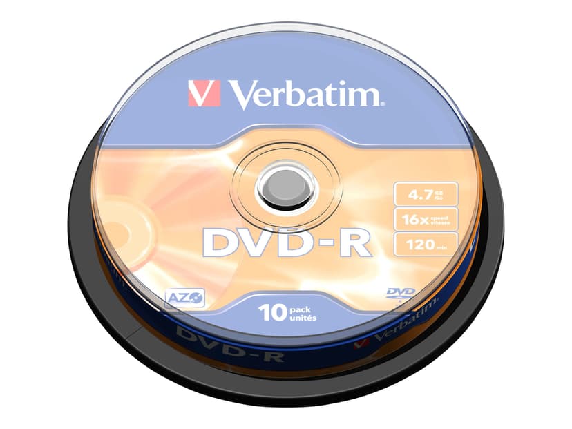 Verbatim DVD-R  x 10 DVD-R 4.7GB 10pc(s)